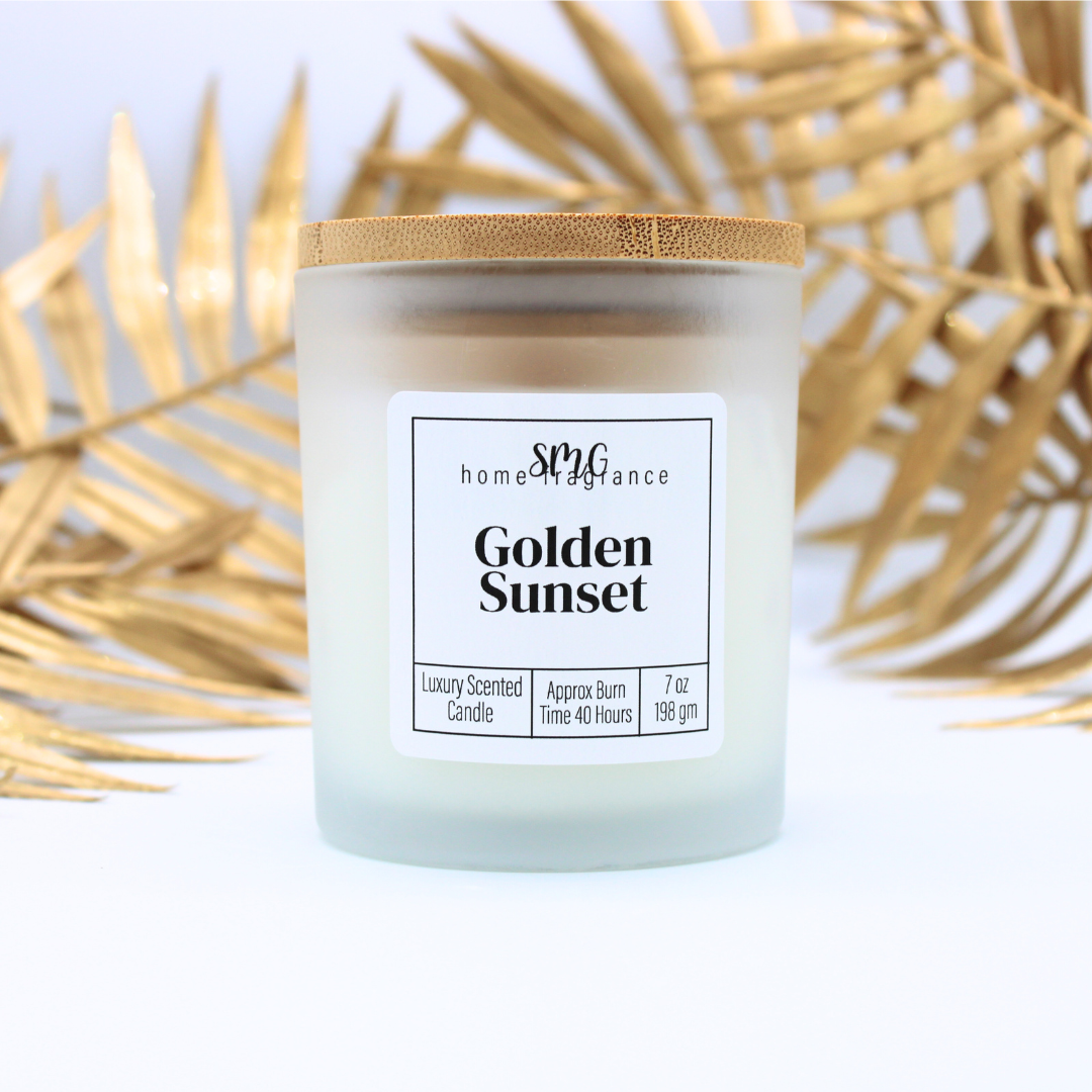 Golden Sunset Scented Candle (7 oz candle)