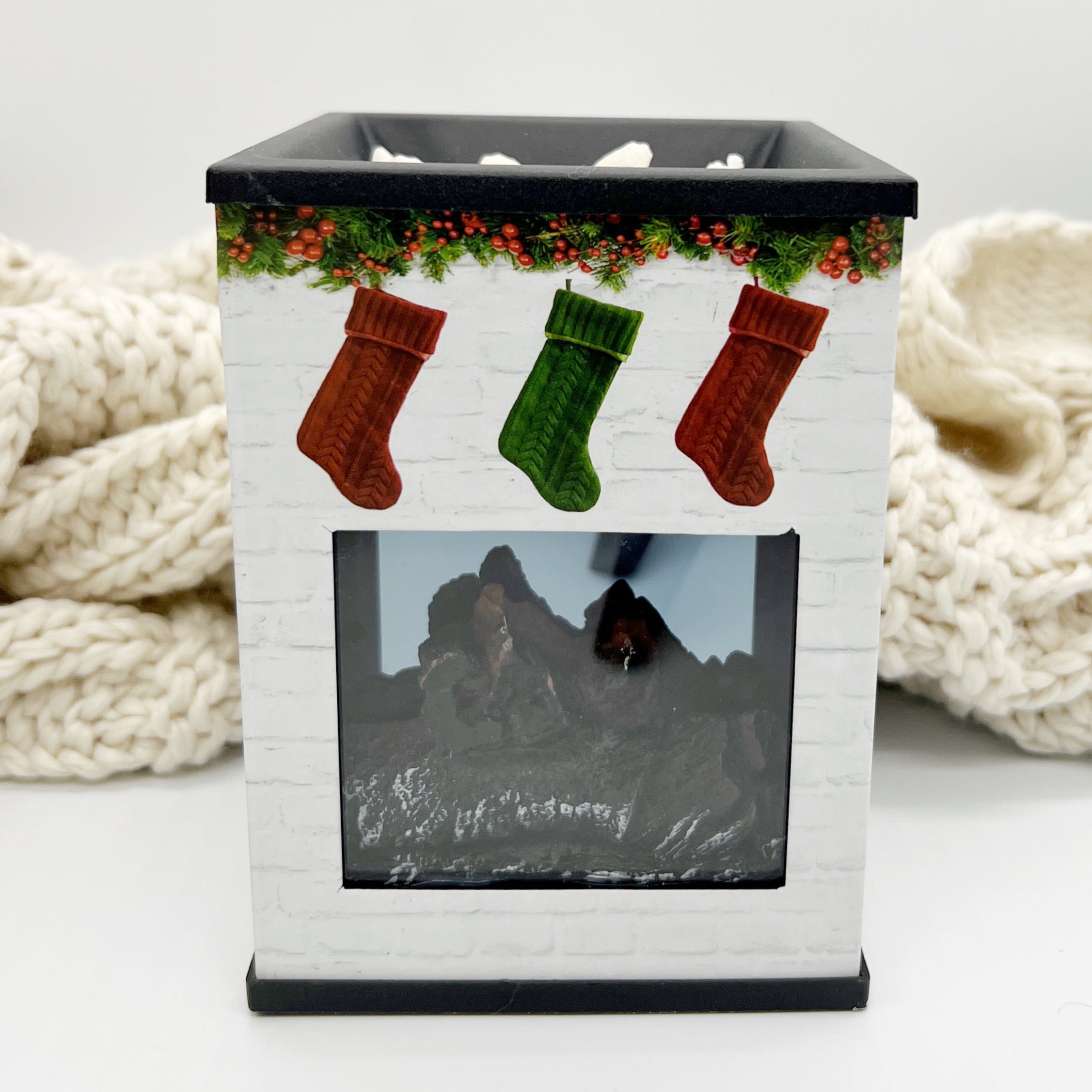 Holiday Fireplace Illumination Wax Warmer