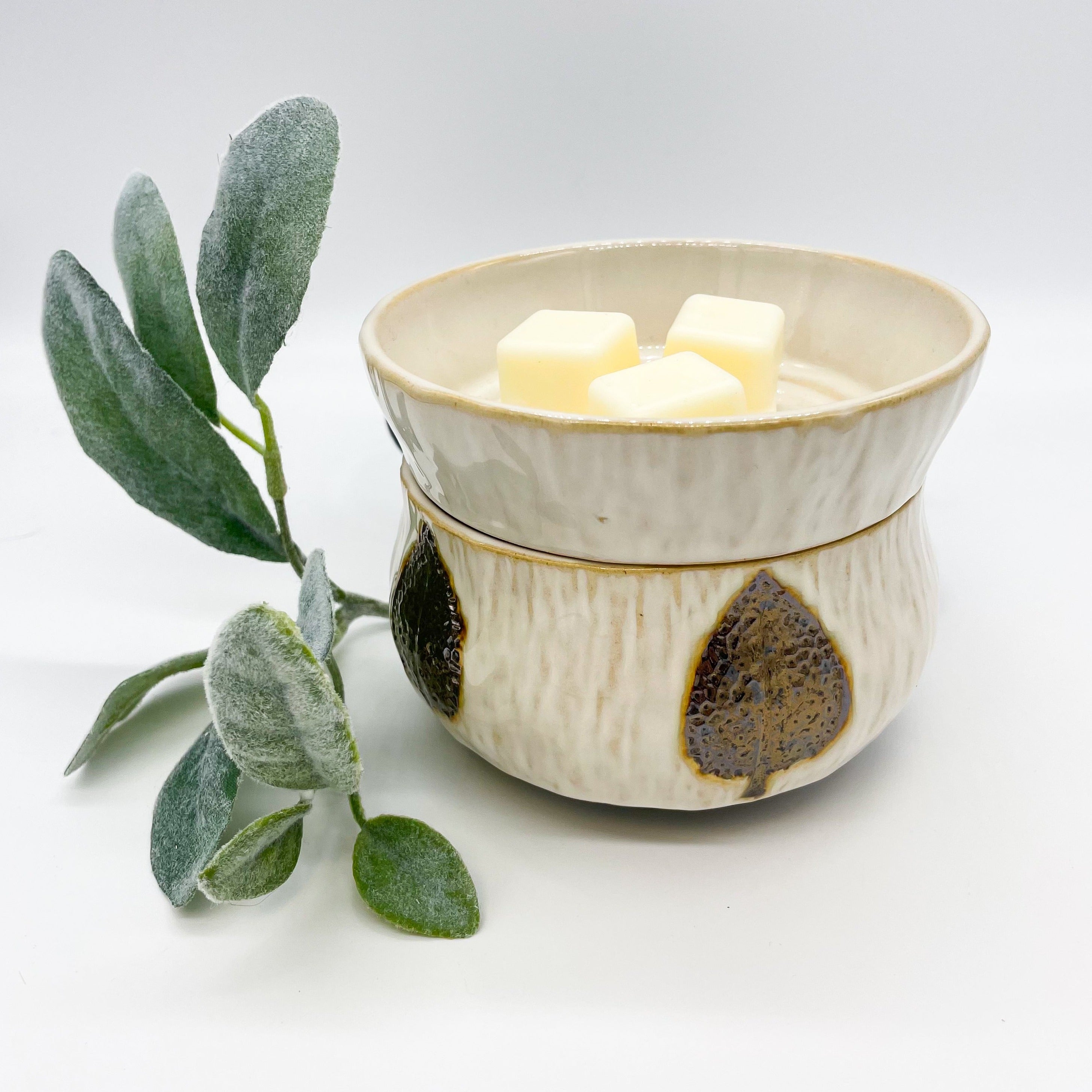 Bronze Leaf 2 in 1 Wax Warmer